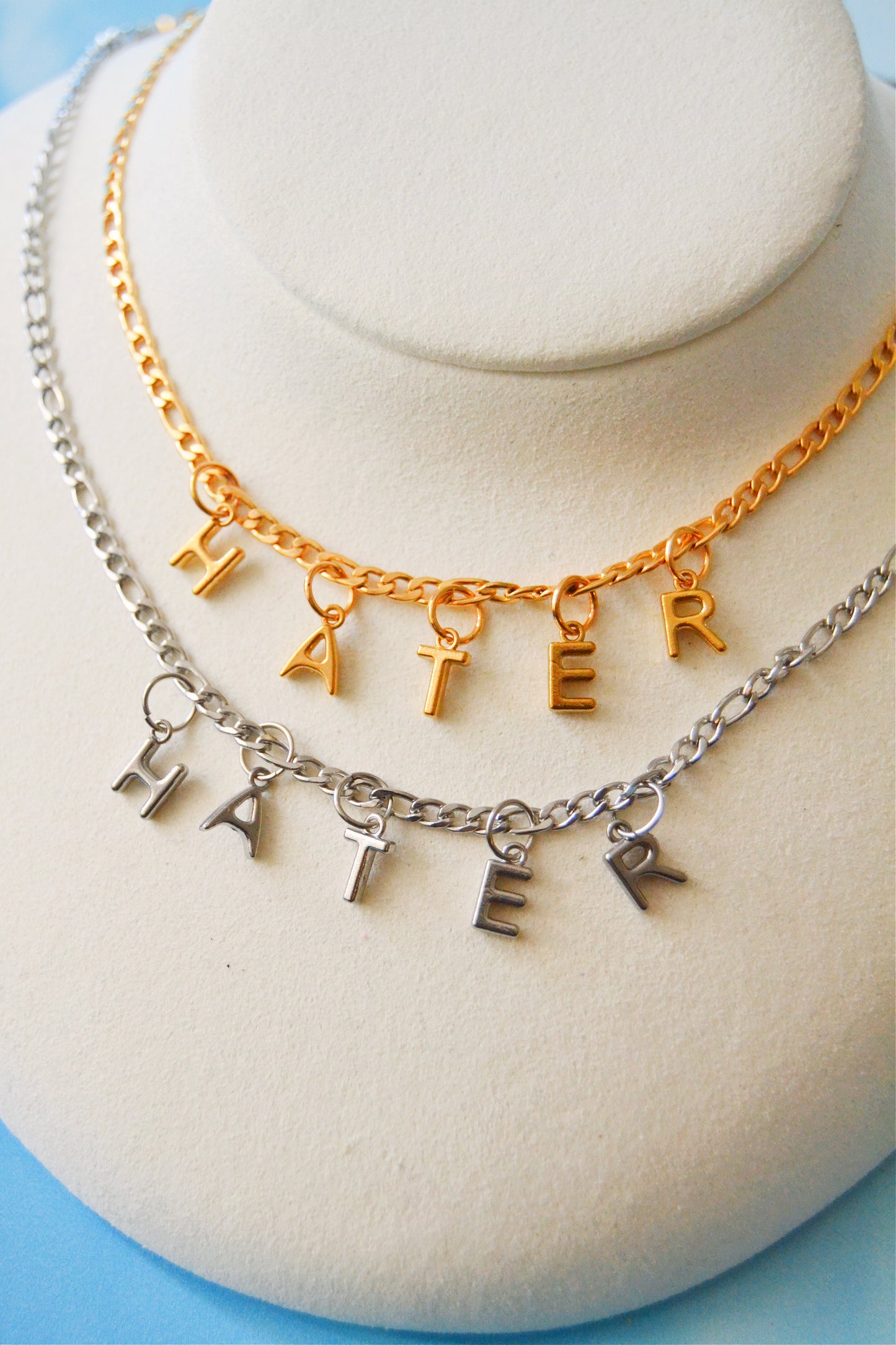 Hater Steel Charm Necklace