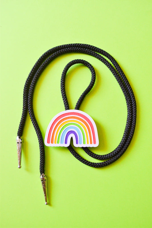 Rainbow Bolo Tie