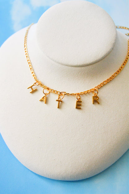 Hater Steel Charm Necklace