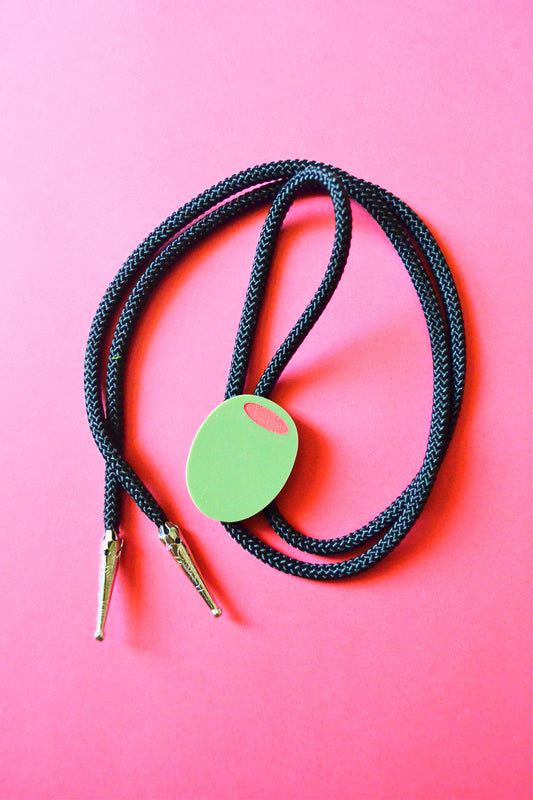 Olive Bolo Tie