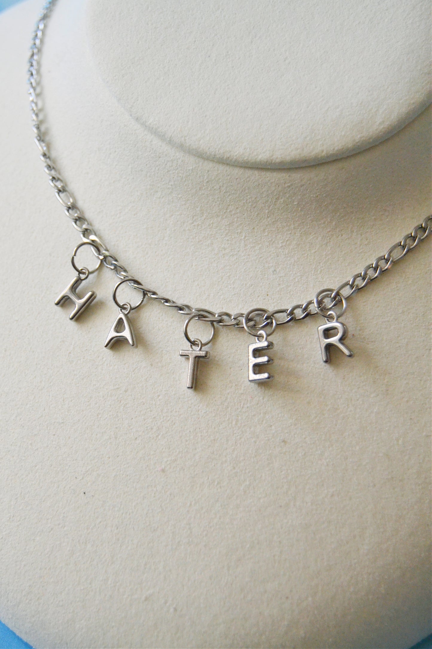 Hater Steel Charm Necklace