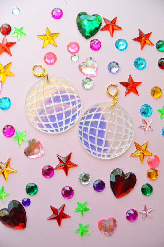 Rainbow Disco Fever Earrings
