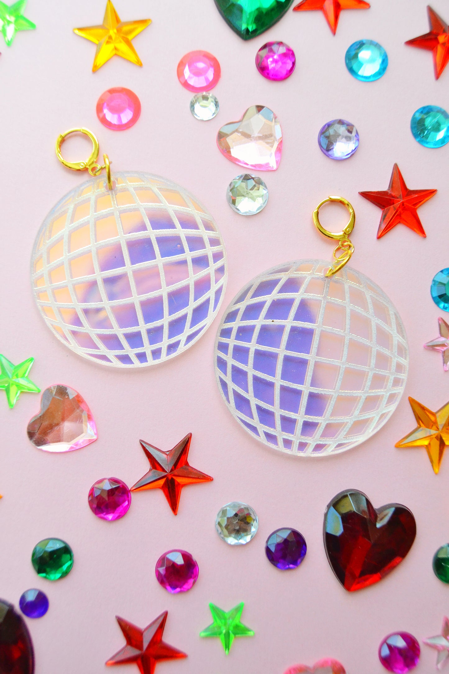 Rainbow Disco Fever Earrings