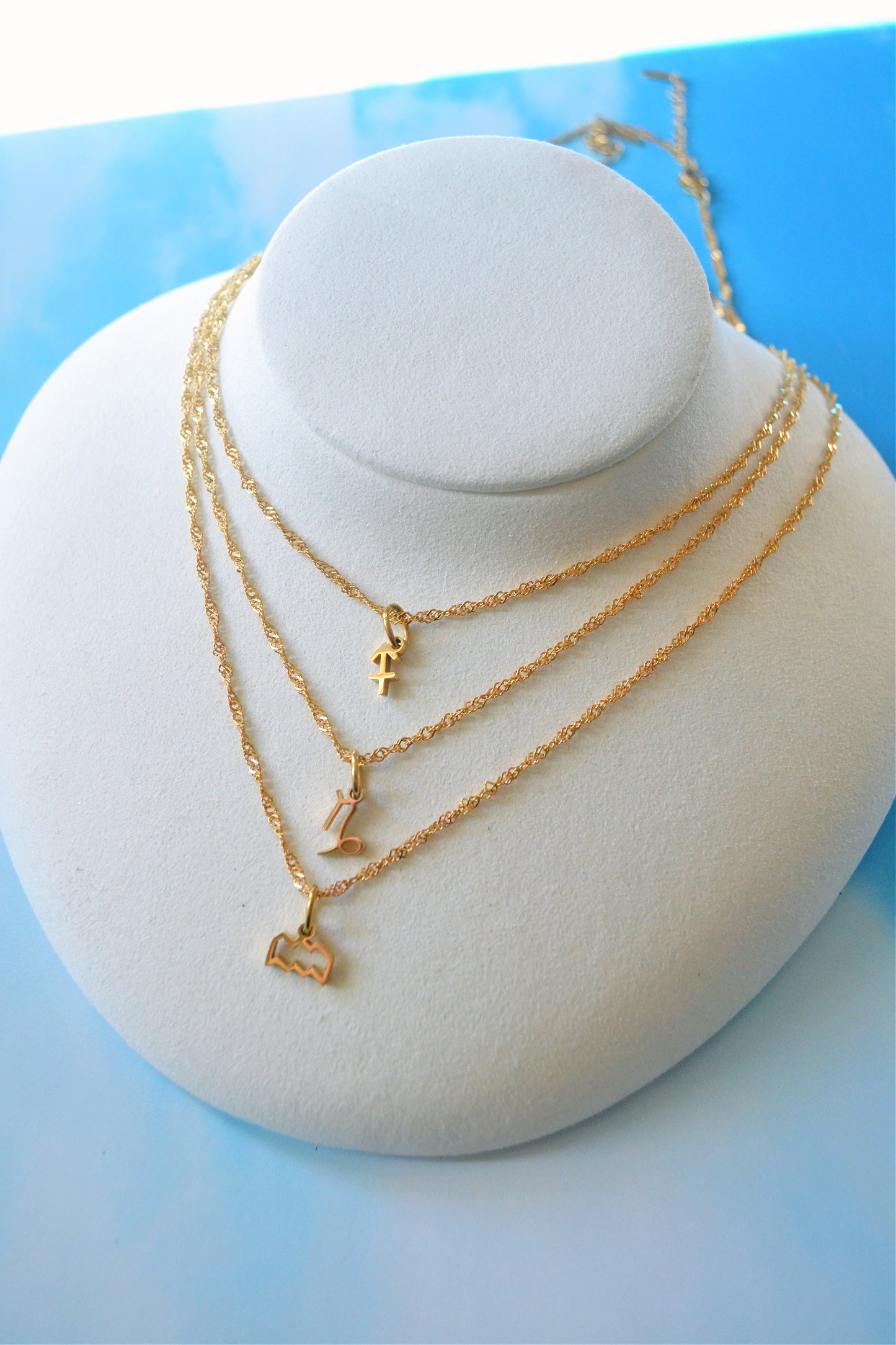 Gold Plated Zodiac Necklace ALL SIGNS!