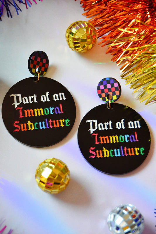Immoral Subculture Earrings