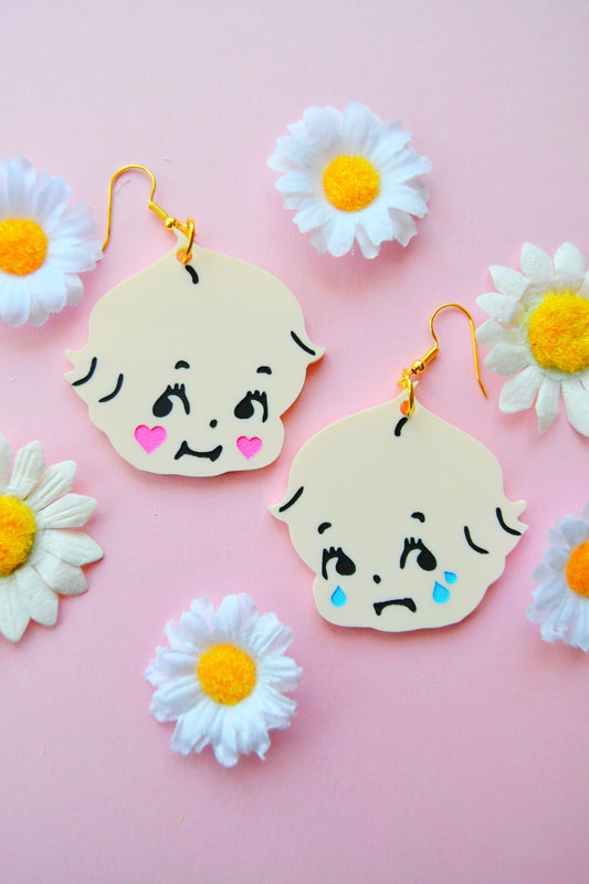 Moody Kewpie Earrings
