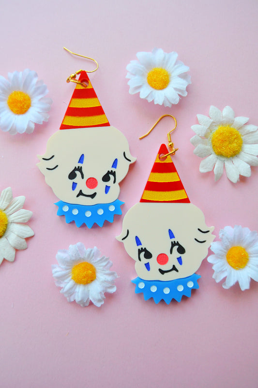 Kewpie Clown Earrings
