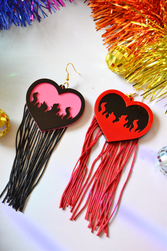 Burning Love Earrings