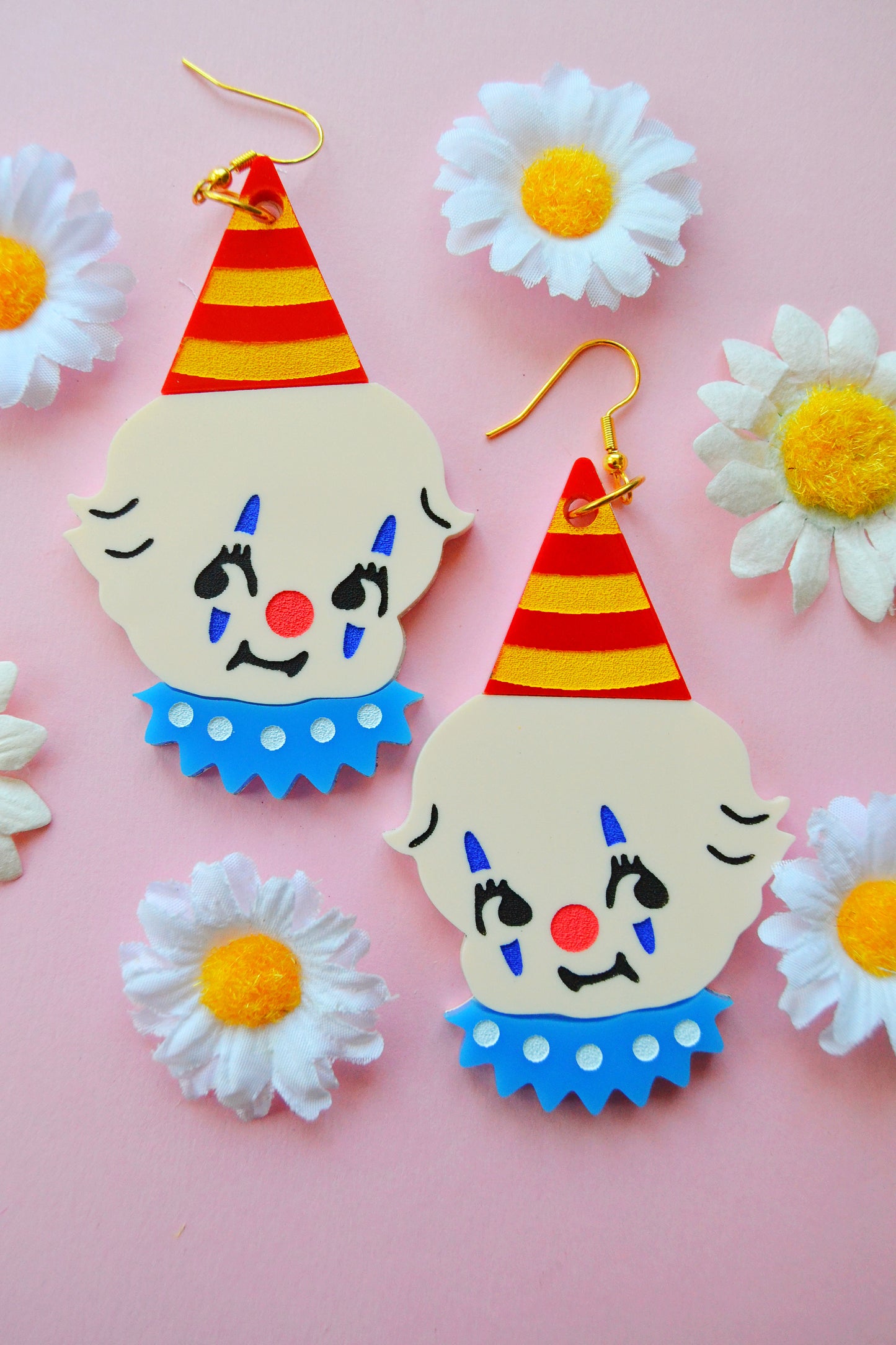 Kewpie Clown Earrings