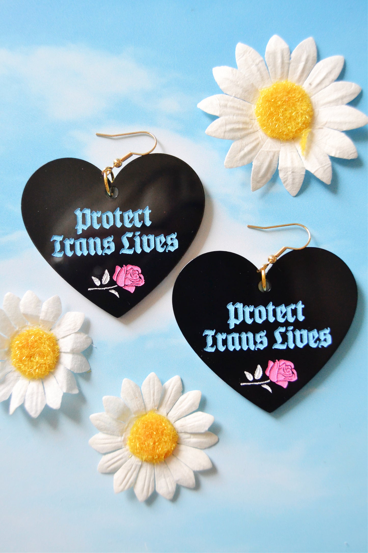 Protect Trans Lives Earrings