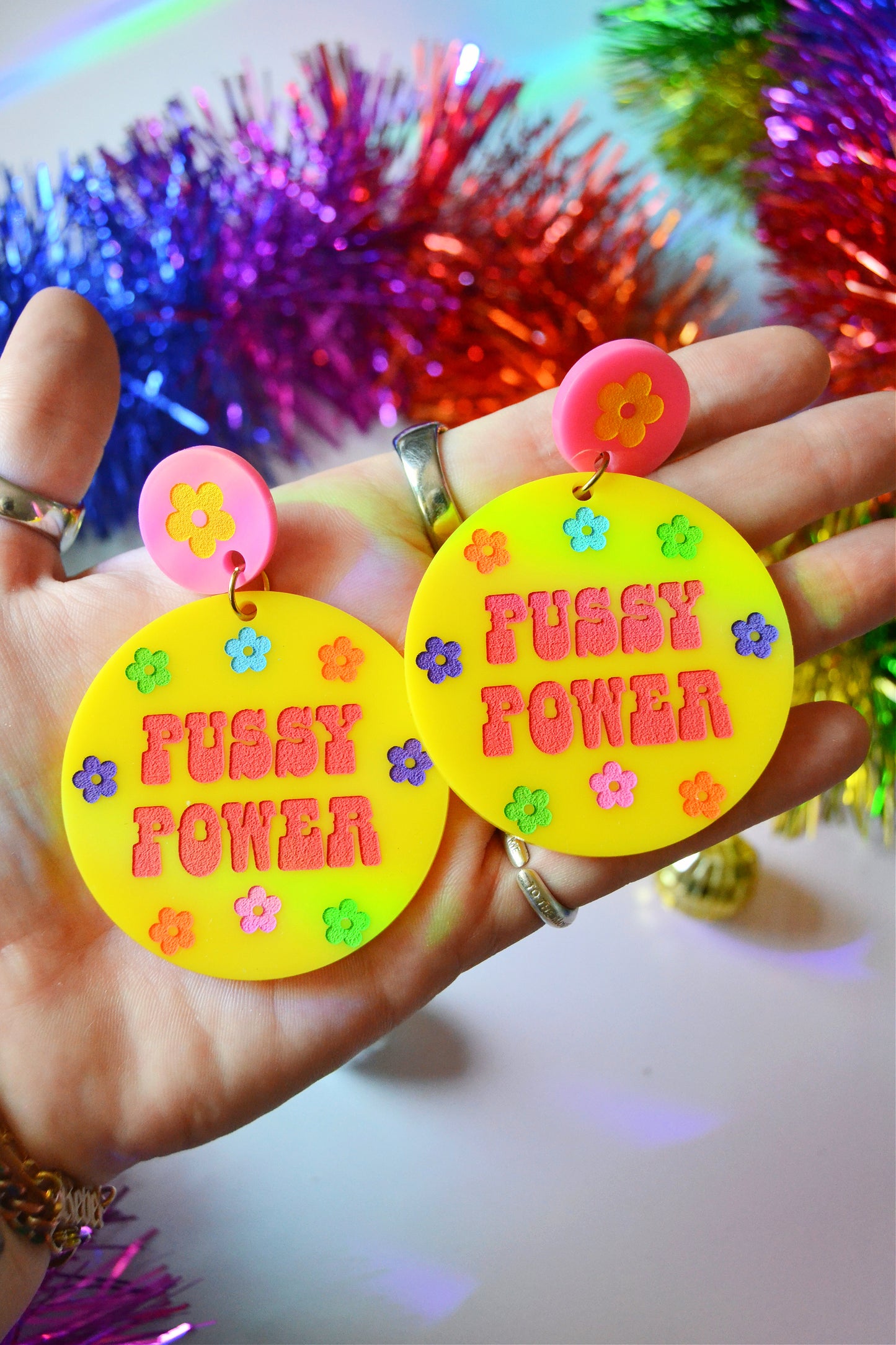 Pussy Power Earrings