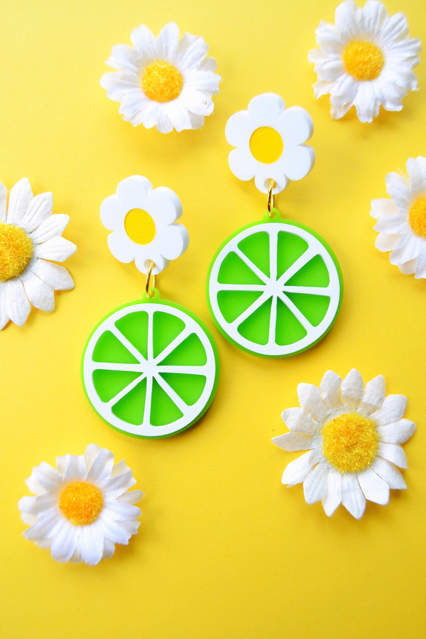 Lime Earrings