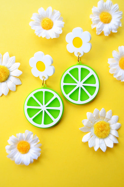 Lime Earrings