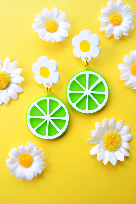 Lime Earrings