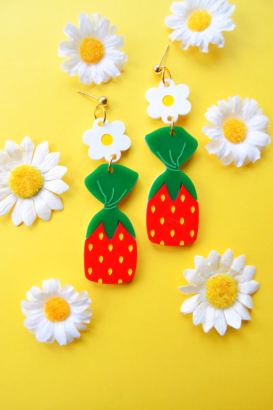 Strawberry Candy Earrings