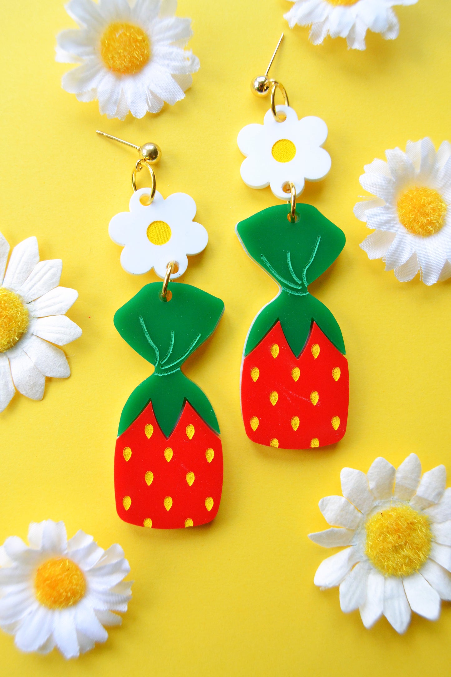 Strawberry Candy Earrings