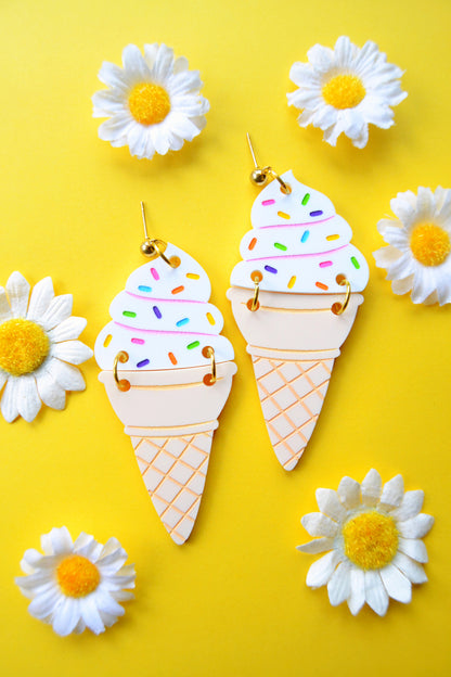 Sprinkle Cone Earrings