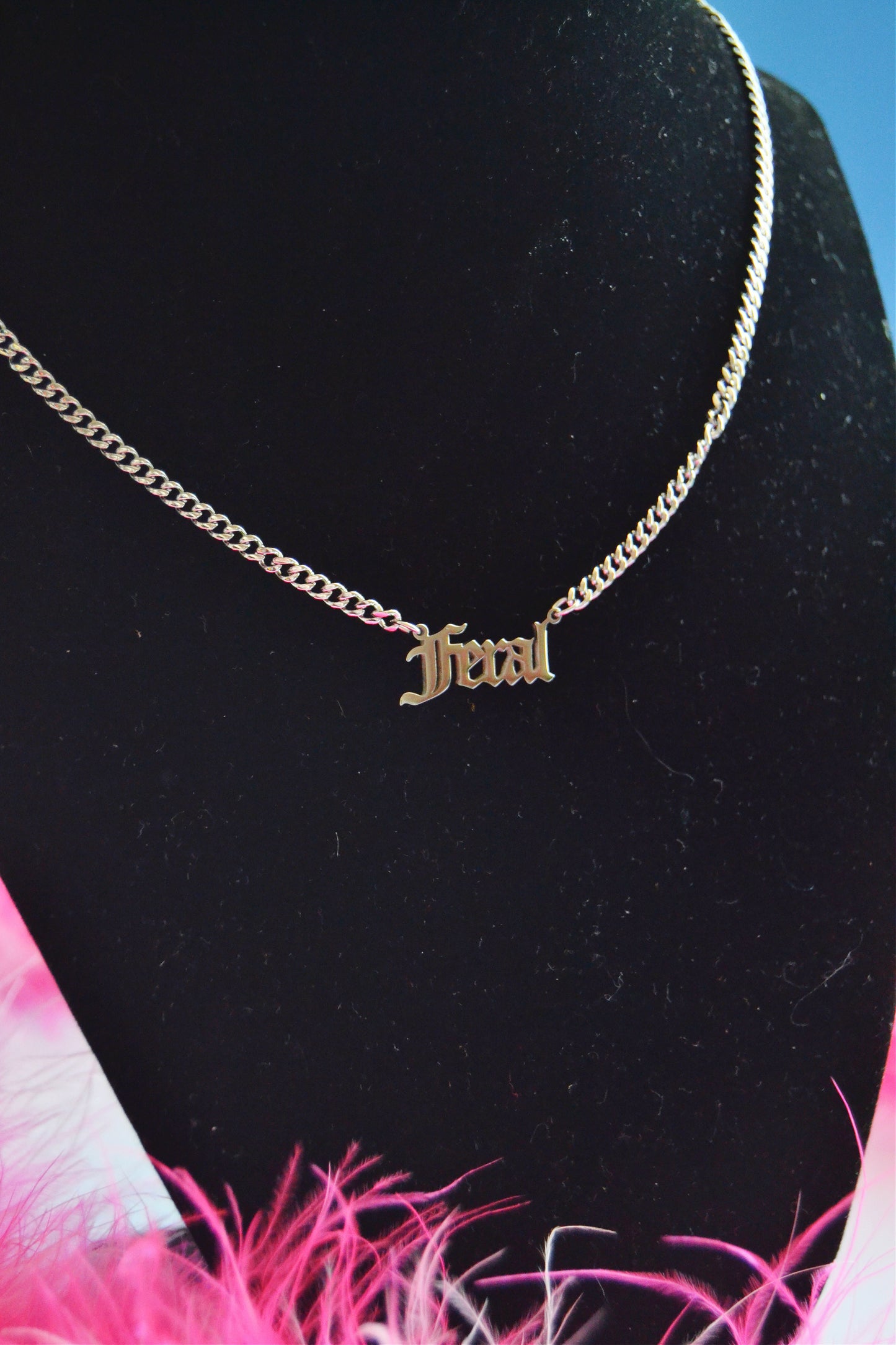 Feral Nameplate Necklace