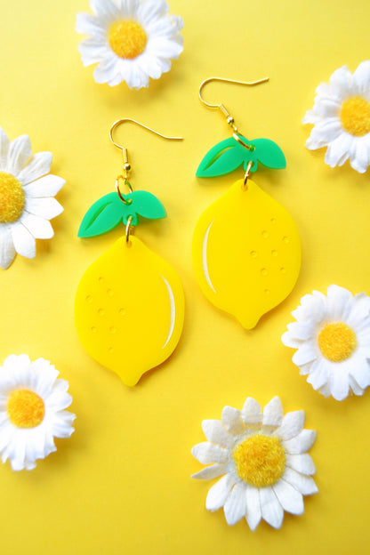 Lemon Earrings