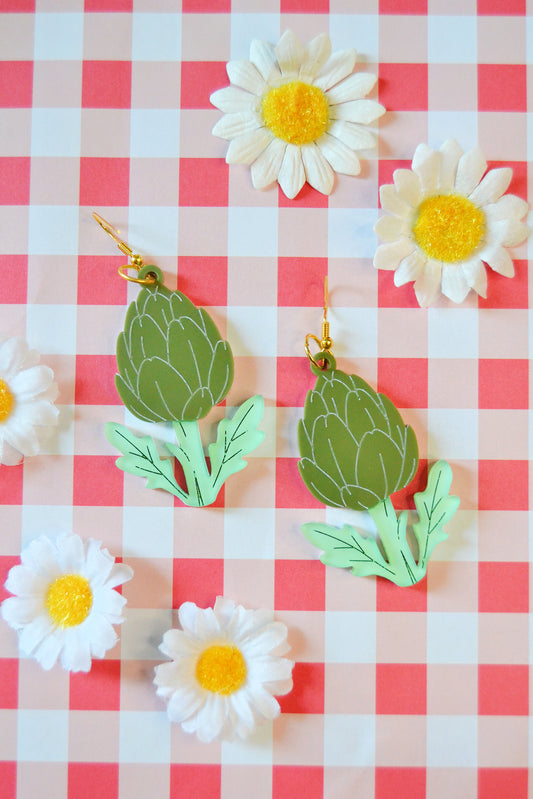 Artichoke Earrings