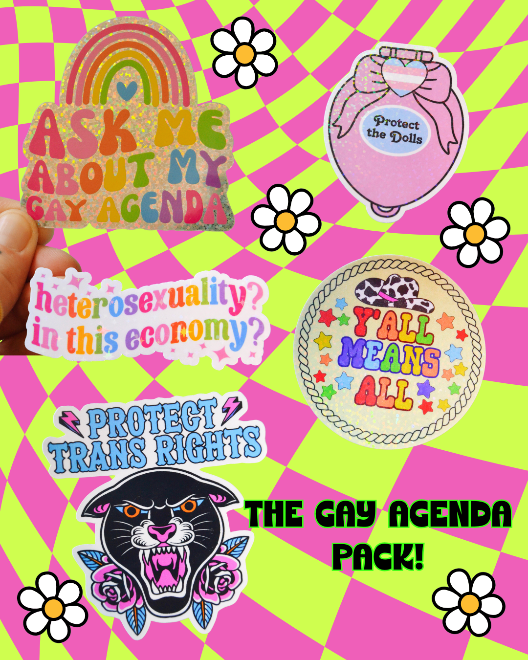 Gay Agenda Sticker Pack