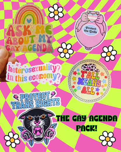 Gay Agenda Sticker Pack