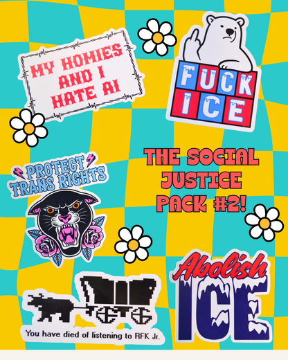 Social Justice Sticker Pack Type 2