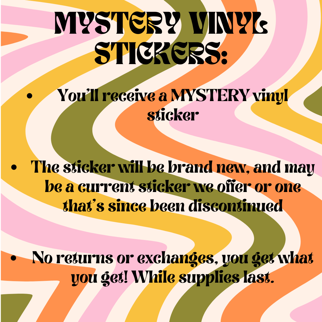 $3 MYSTERY VINYL STICKERS!