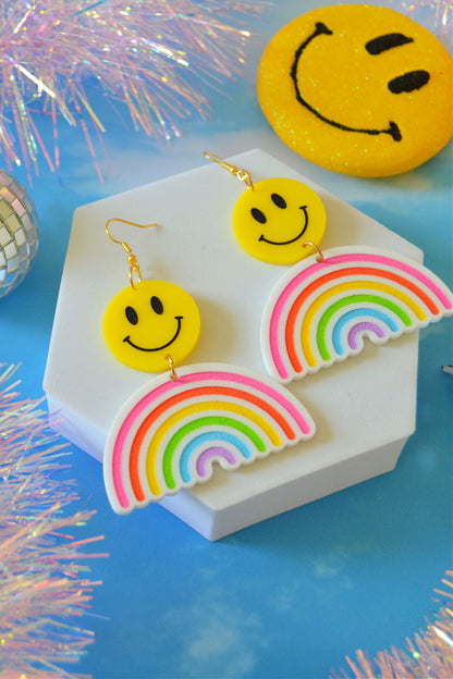 Smile Rainbow Earrings