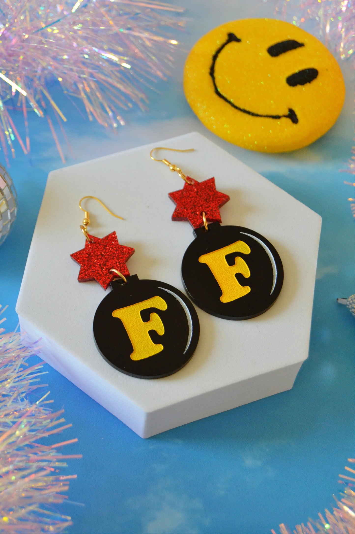 F Bomb Earrings