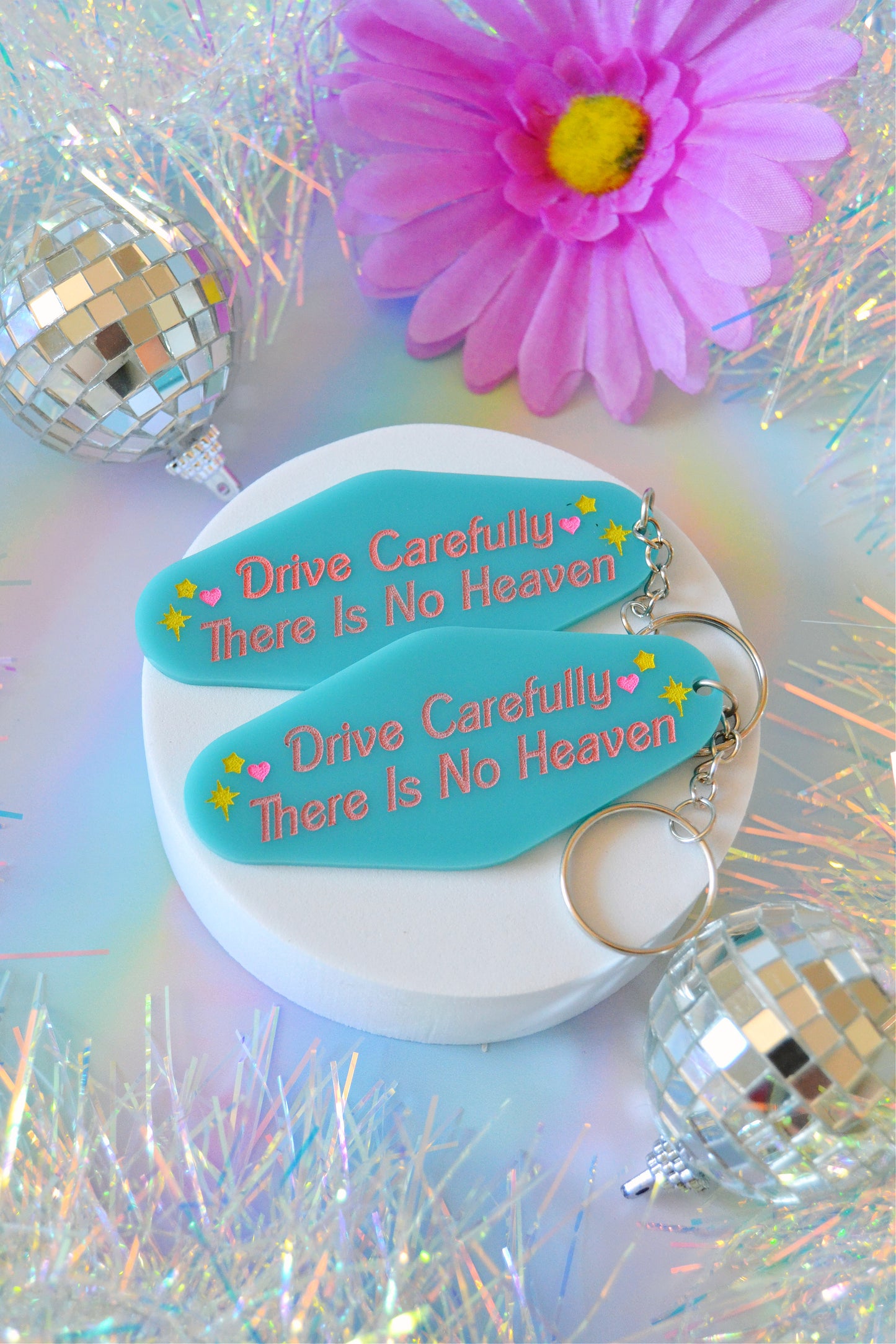 Drive Carefully Keychain