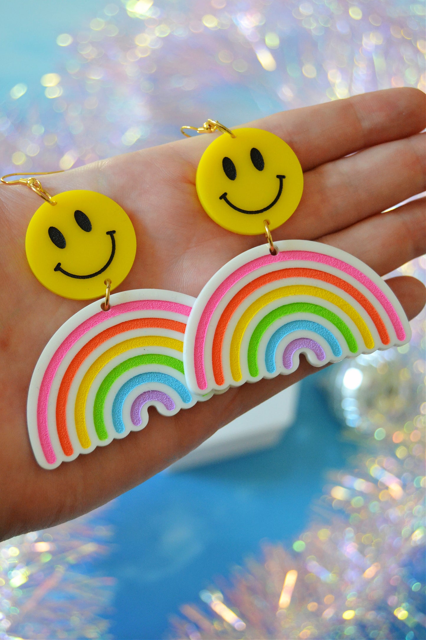 Smile Rainbow Earrings