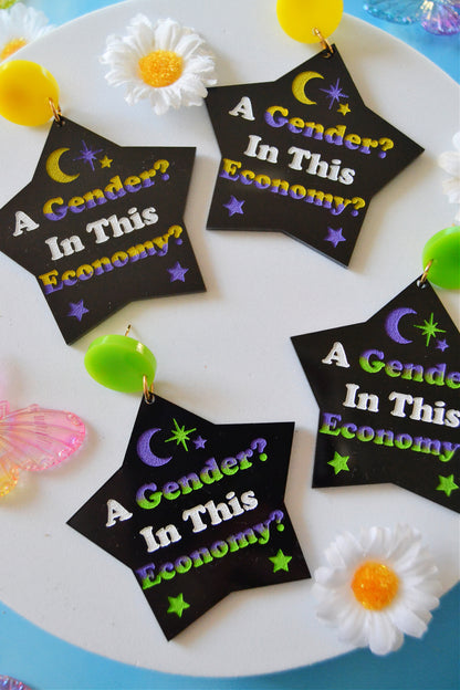 A Gender in This Economy? Earrings
