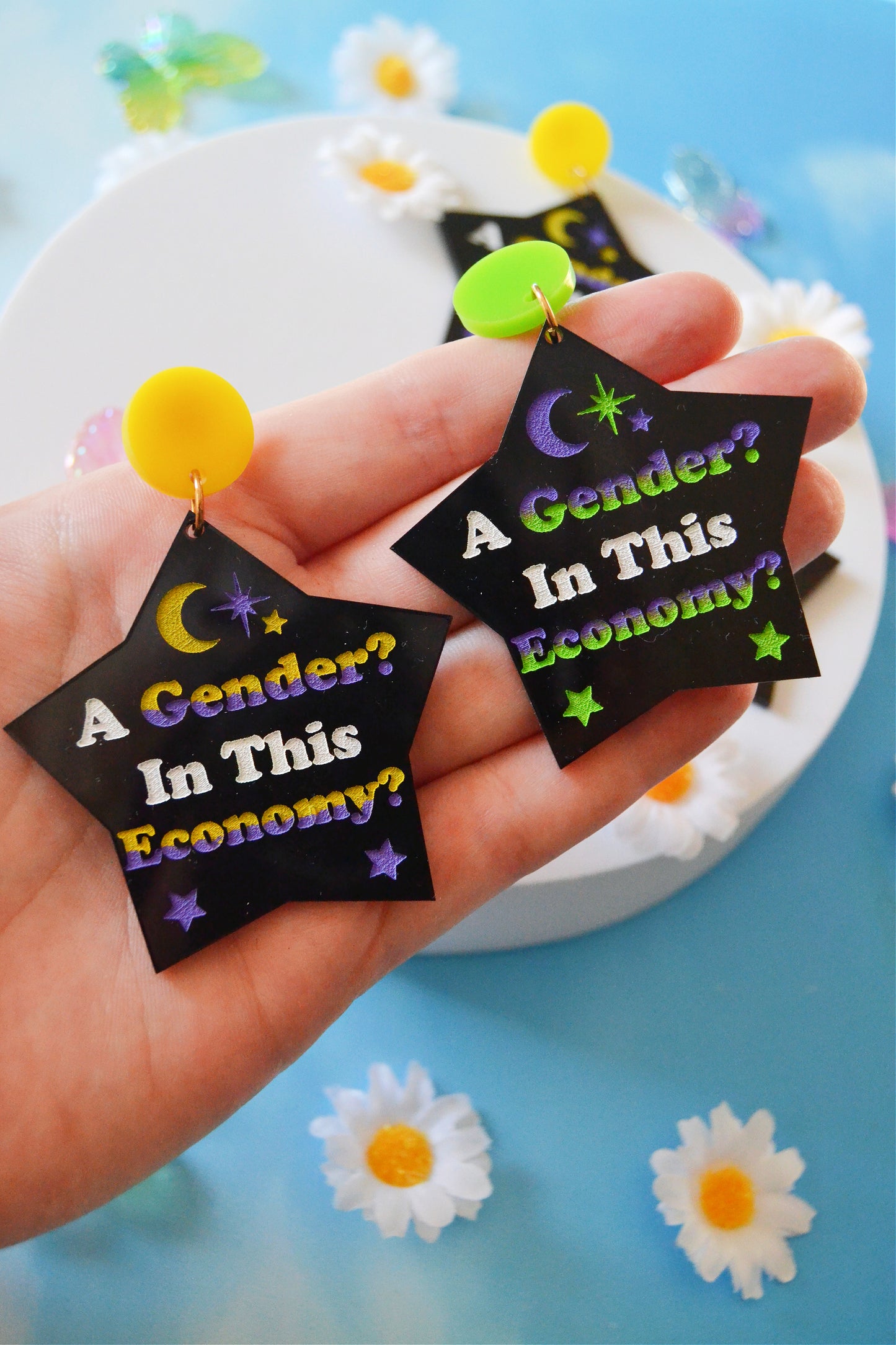 A Gender in This Economy? Earrings