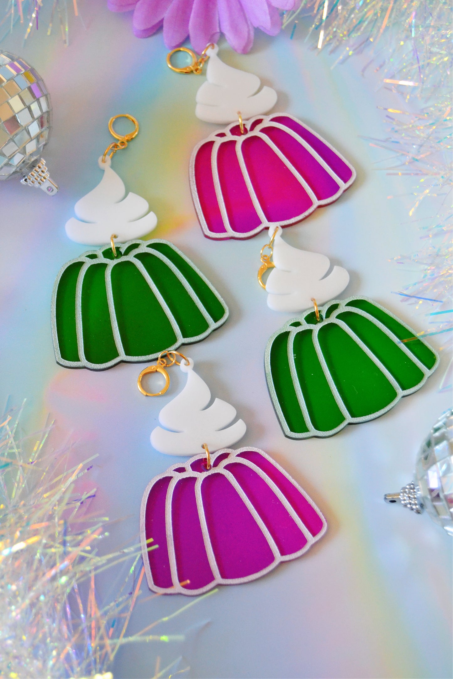 Grandma's Jello Mold Earrings