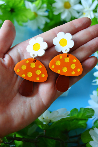 Merry Mushroom Earrings