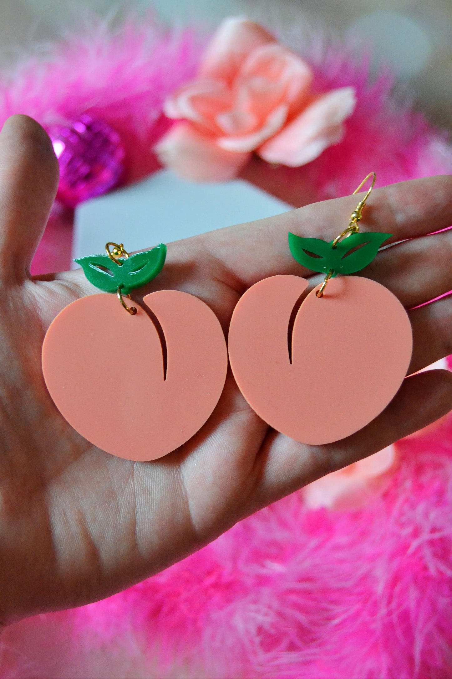 Juicy Peach Earrings