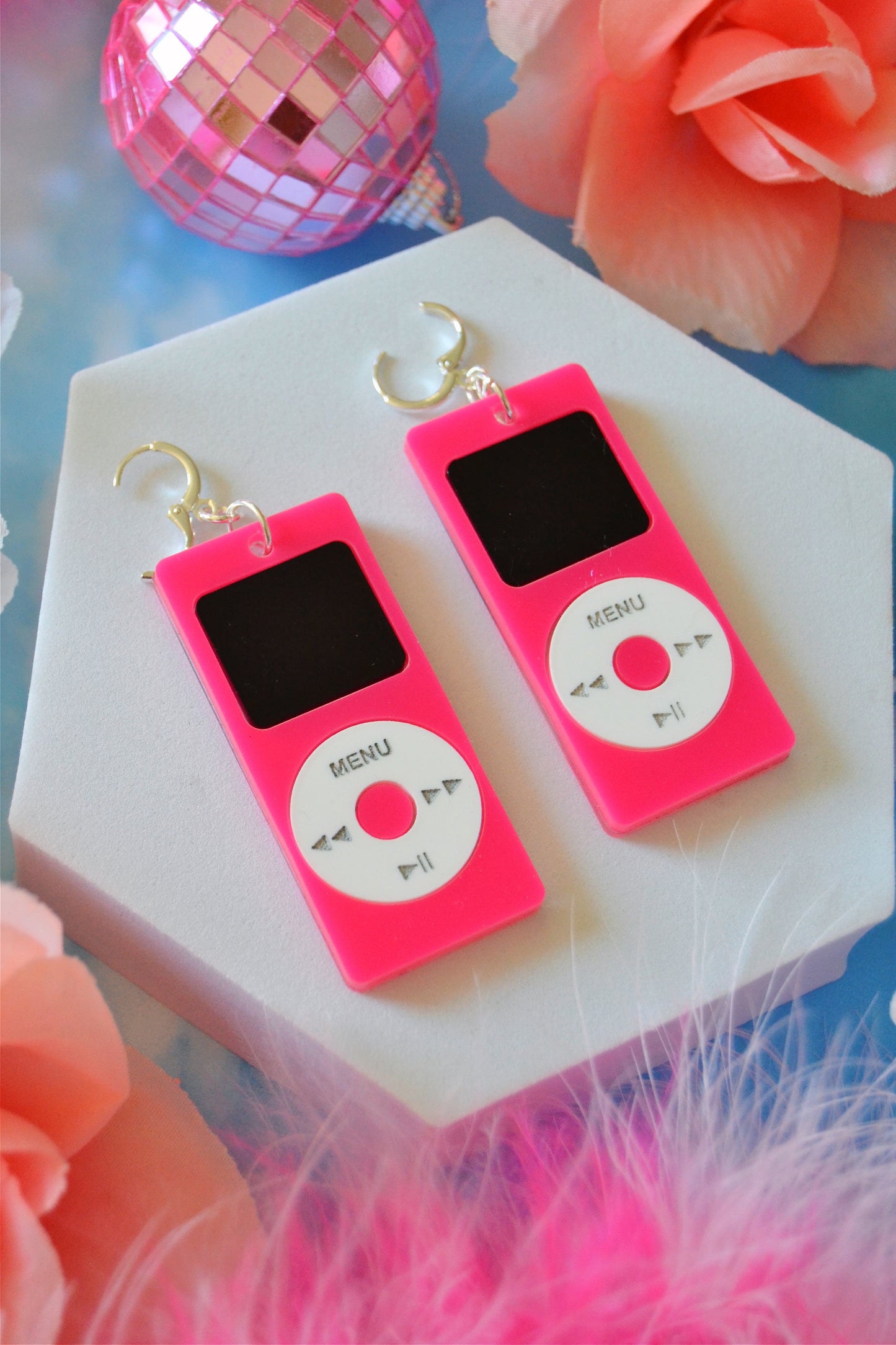 Music Player Earrings