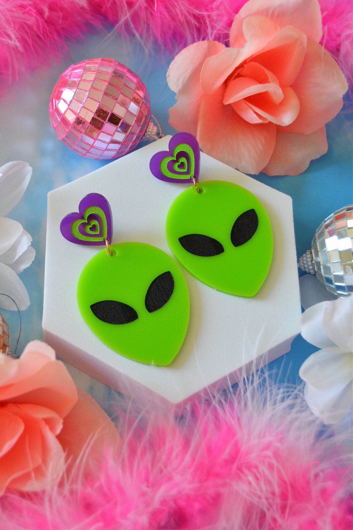 Alien QT Earrings