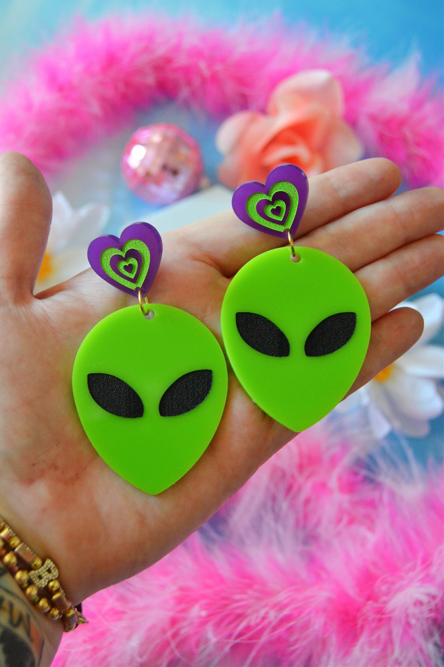Alien QT Earrings