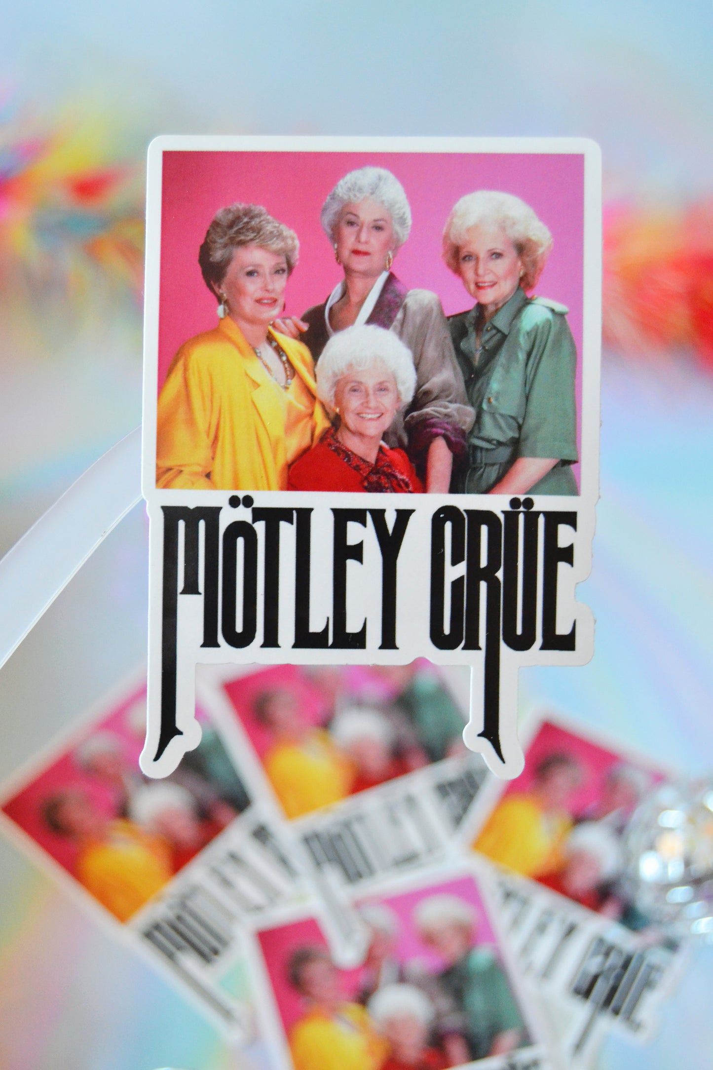 Golden Girls Motley Crue Sticker