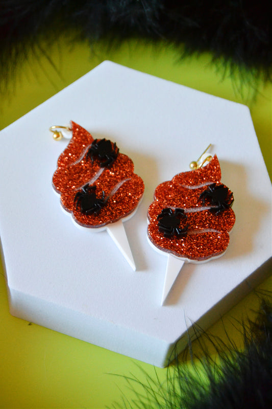 Haunted Cotton Candy Earrings