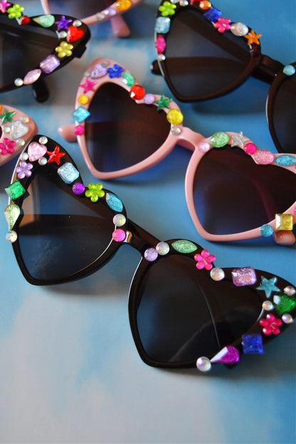 Bedazzled Heart Sunglasses
