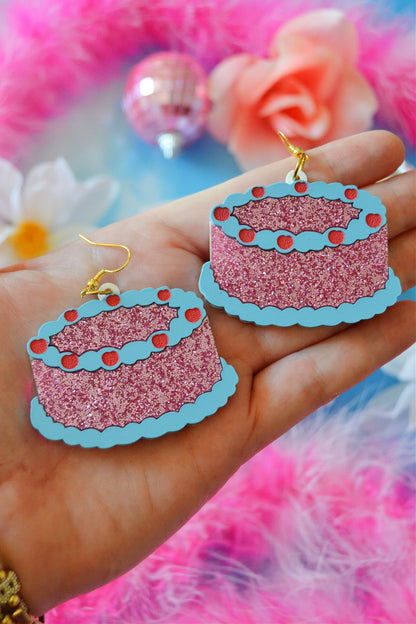 Retro Cake Earrings