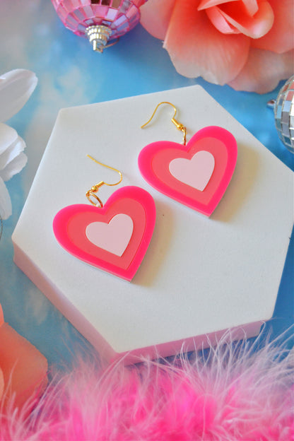 Y2K Hearts Earrings