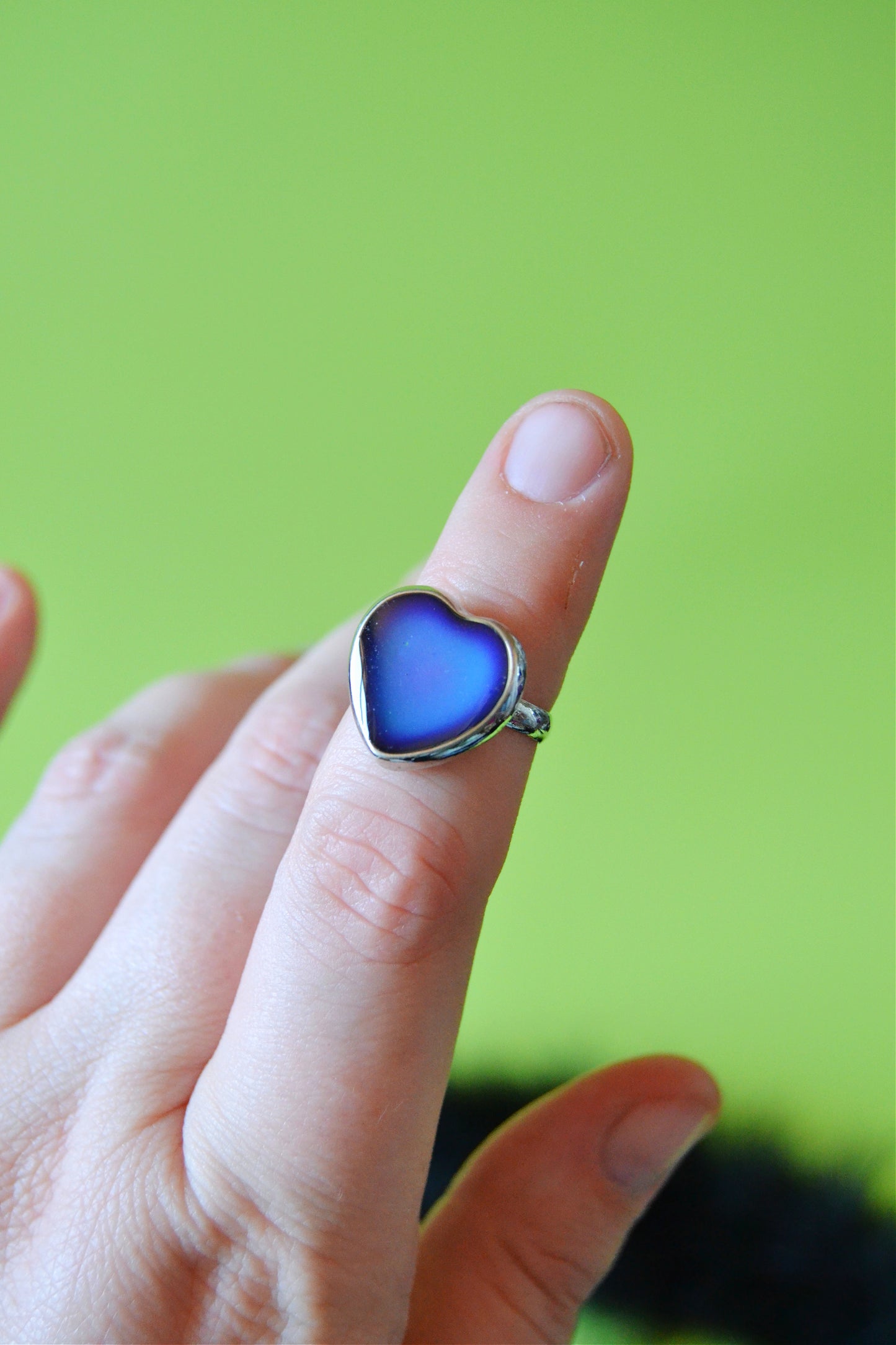 Heart Adjustable Mood Ring