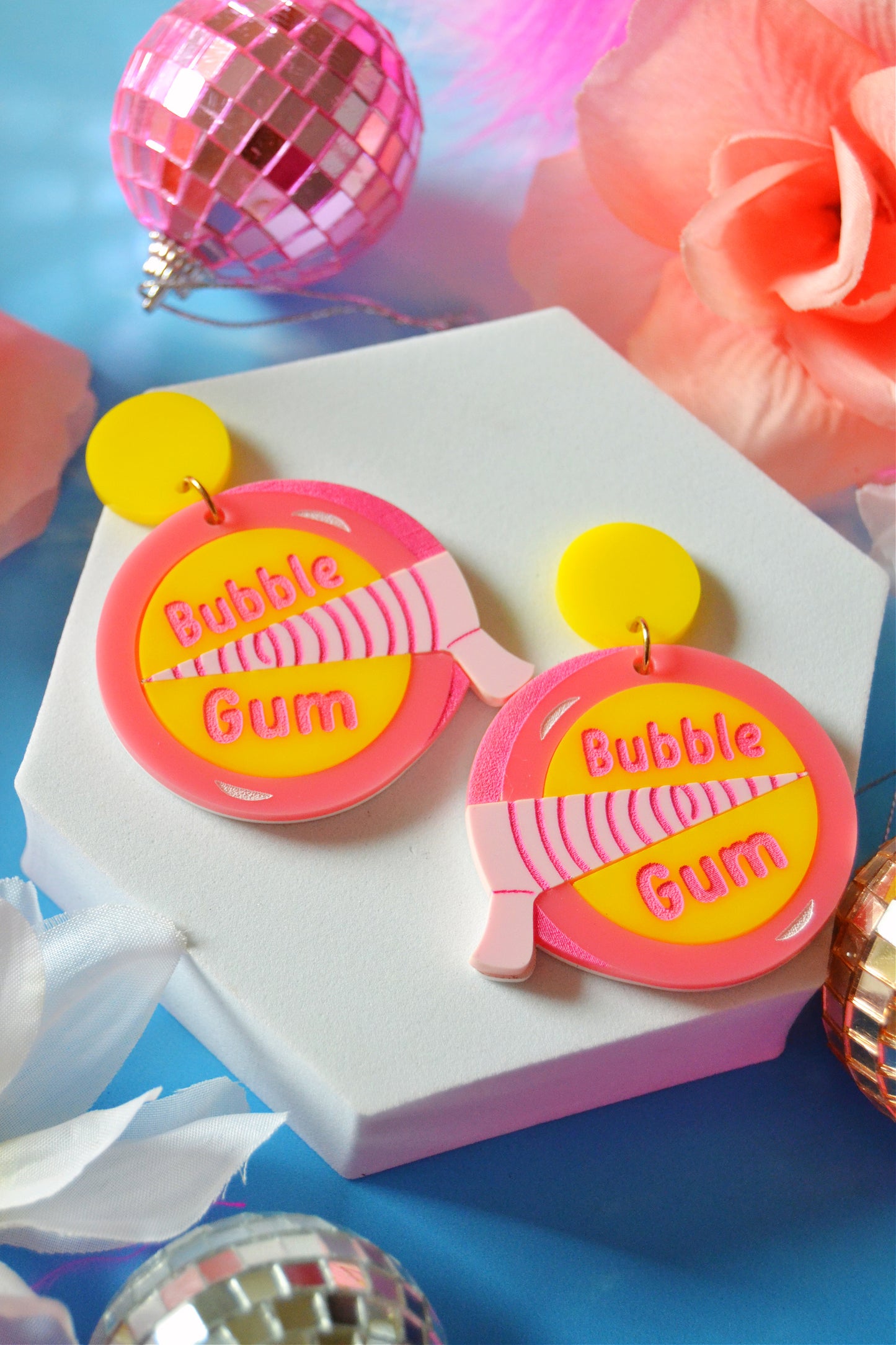 Bubble Tape Earrings