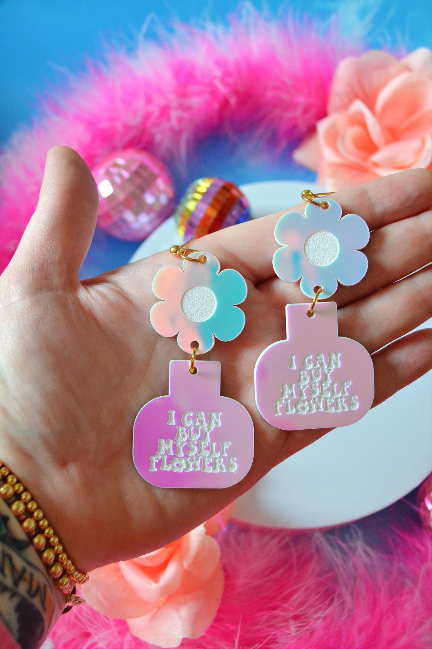 Buy Myself Flowers Earrings