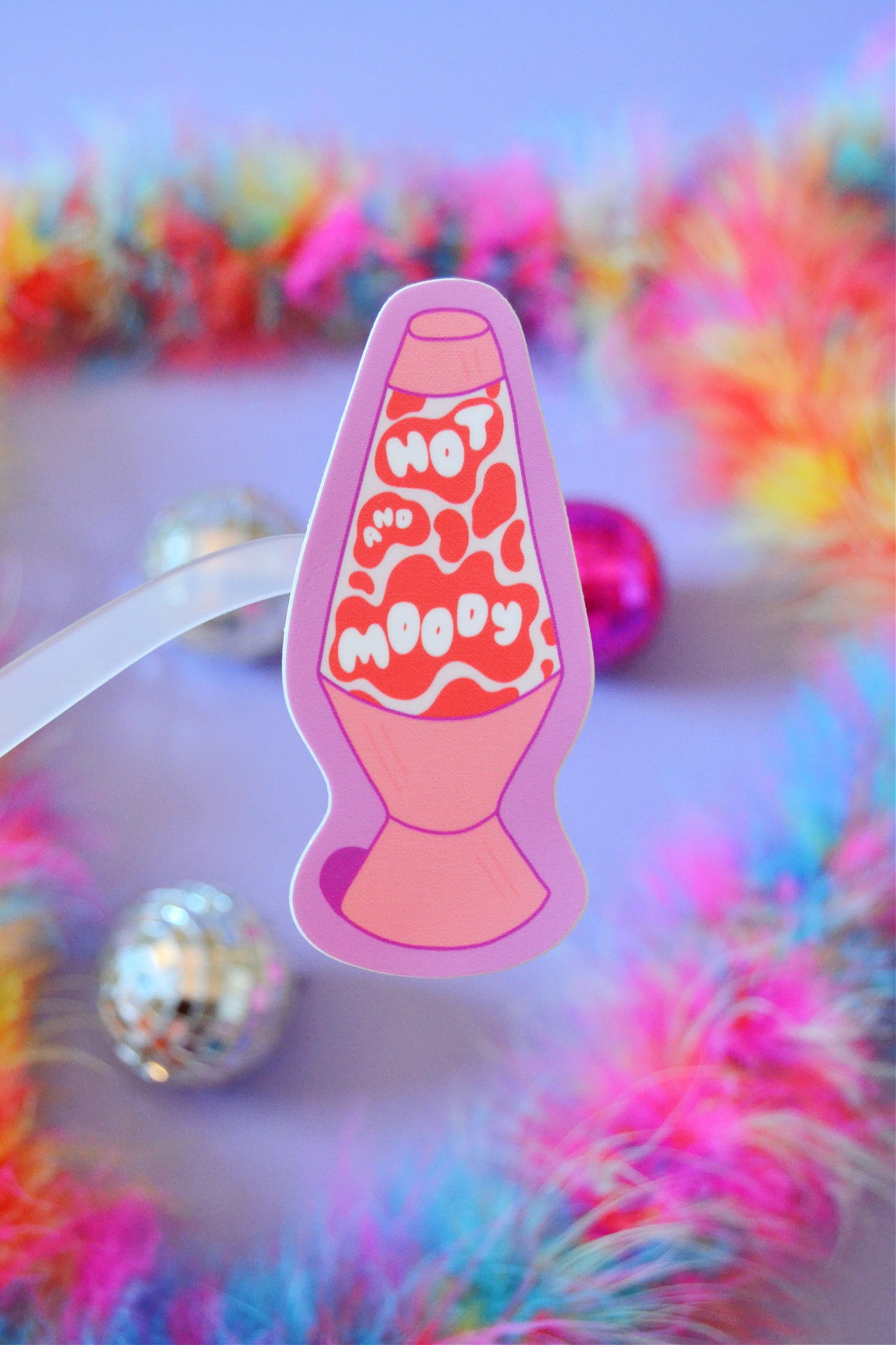 Hot n Moody Lava Lamp Sticker