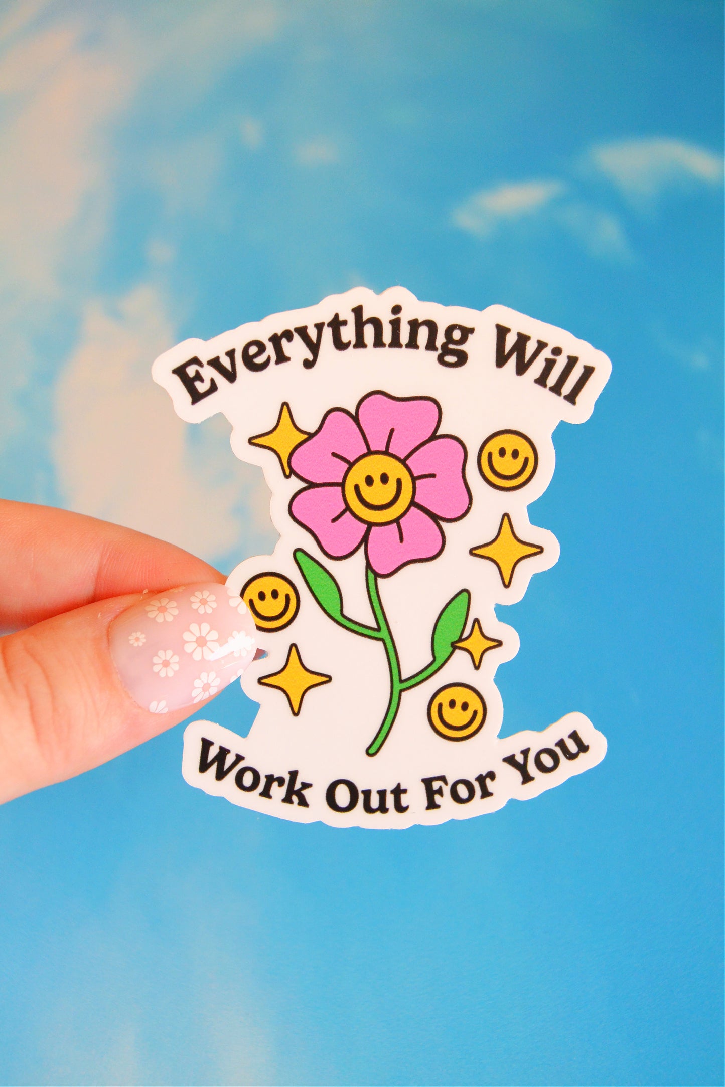Manifesting Cutie Sticker